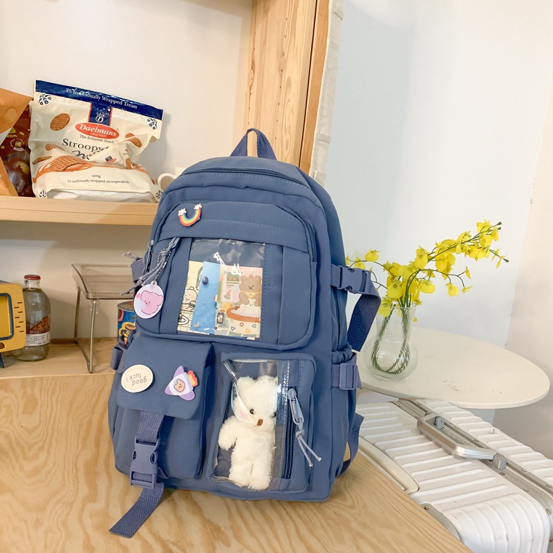 Cute Large Girl Teens Student kawaii Backpack Cartoon College Womens School Bags