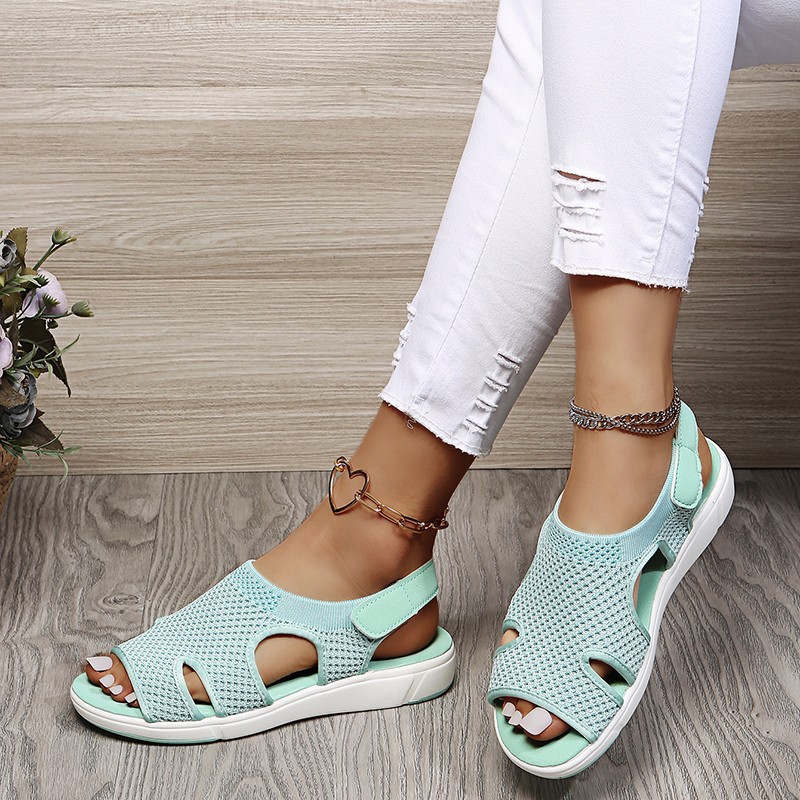 Ladies Comfort Flat Women Casual Orthopedic Summer Shoes Size Wedge Sandals - Picture 18 of 22