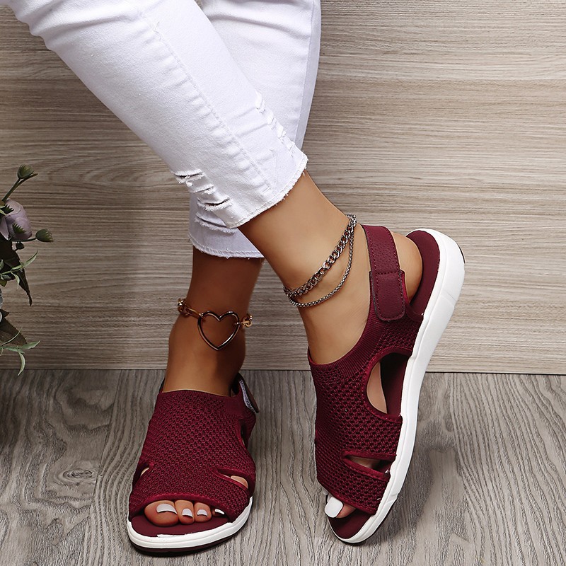 Ladies Comfort Flat Women Casual Orthopedic Summer Shoes Size Wedge Sandals - Picture 19 of 22