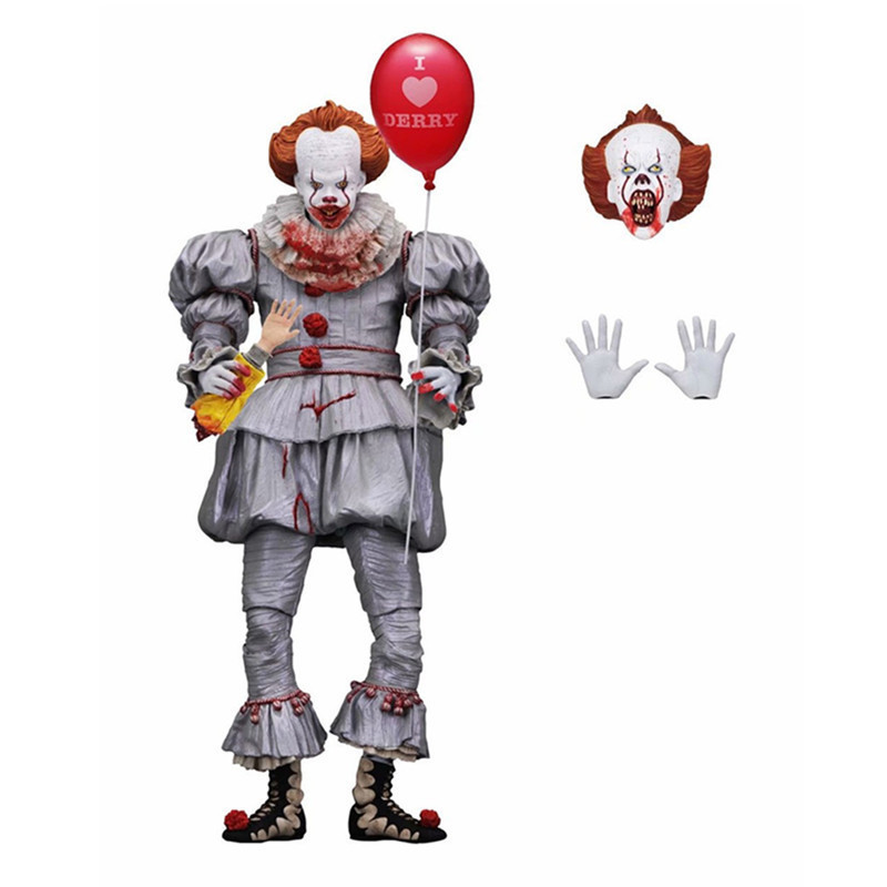7" NECA Stephen King's IT Pennywise Clown Ultimate Action Figure Model Toys UK - Picture 12 of 12