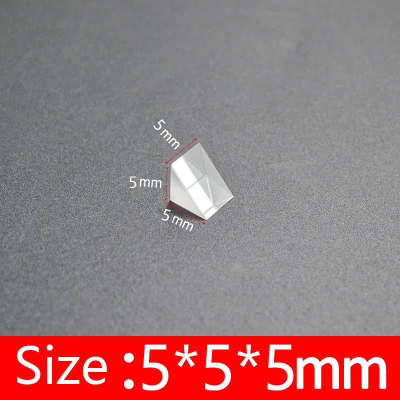 Physical experiment of 90 degree total reflection of right Angle isosceles prism - Picture 7 of 19