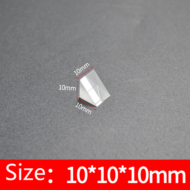 Physical experiment of 90 degree total reflection of right Angle isosceles prism - Picture 8 of 19