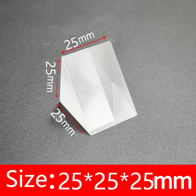 Physical experiment of 90 degree total reflection of right Angle isosceles prism - Picture 11 of 19