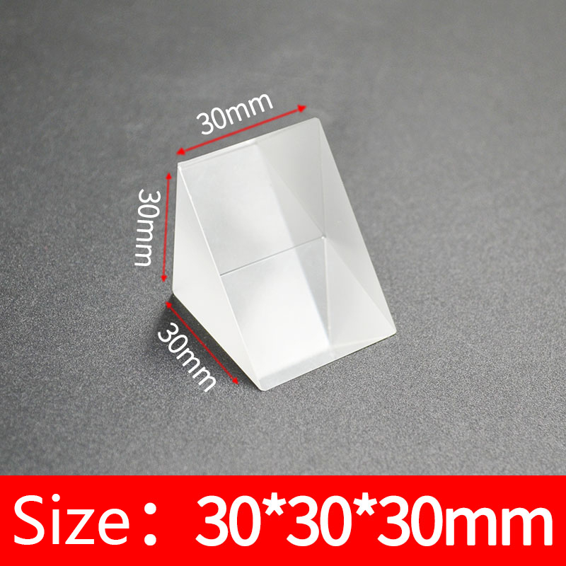 Physical experiment of 90 degree total reflection of right Angle isosceles prism - Picture 13 of 19