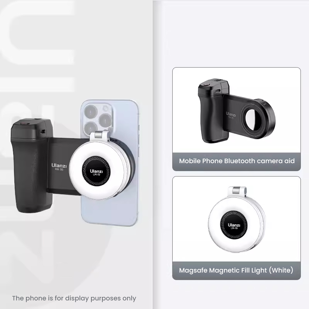 Ulanzi Teléfono Móvil Bluetooth Inalámbrico Cámara Ayuda Para Magsafe Magnético Apple 15 - Imagen 14 de 14