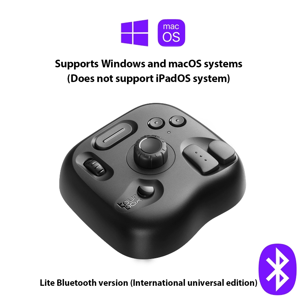 TourBox Lite Custom Bluetooth Controller Digital Painting Editing