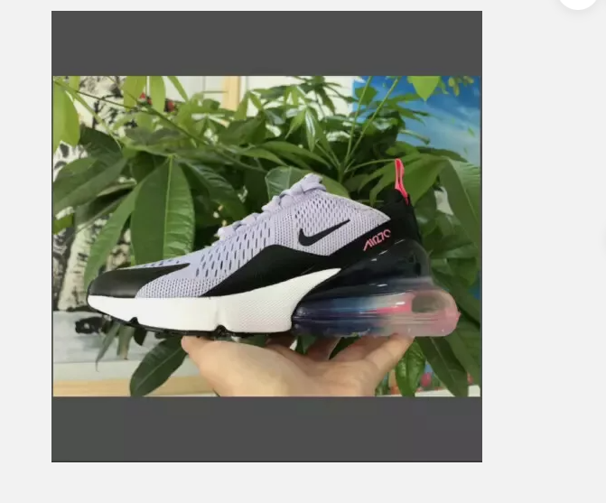 UK Men Women's black 270 Running Shoes Light Sport Trainer Sneakers Trainers new - Picture 36 of 41