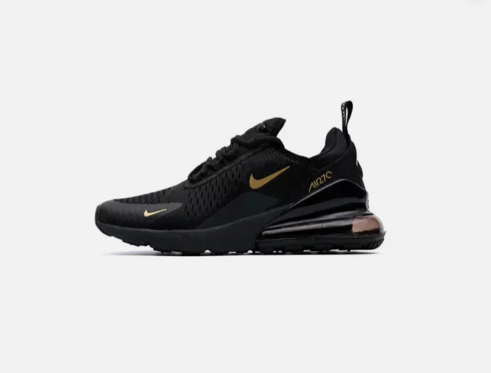 UK Men Women's black 270 Running Shoes Light Sport Trainer Sneakers Trainers new - Picture 34 of 41