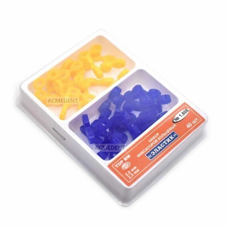 Dental Elastic Wedges Silicone Rubber Installation Forceps Stoppers TOR VM 1.808
