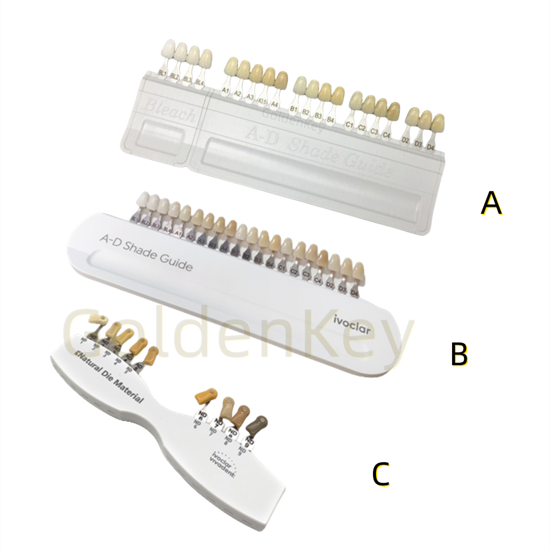 Dental Teeth AD Shade Guide Colorimetric Plate 9/20Color - Picture 8 of 8