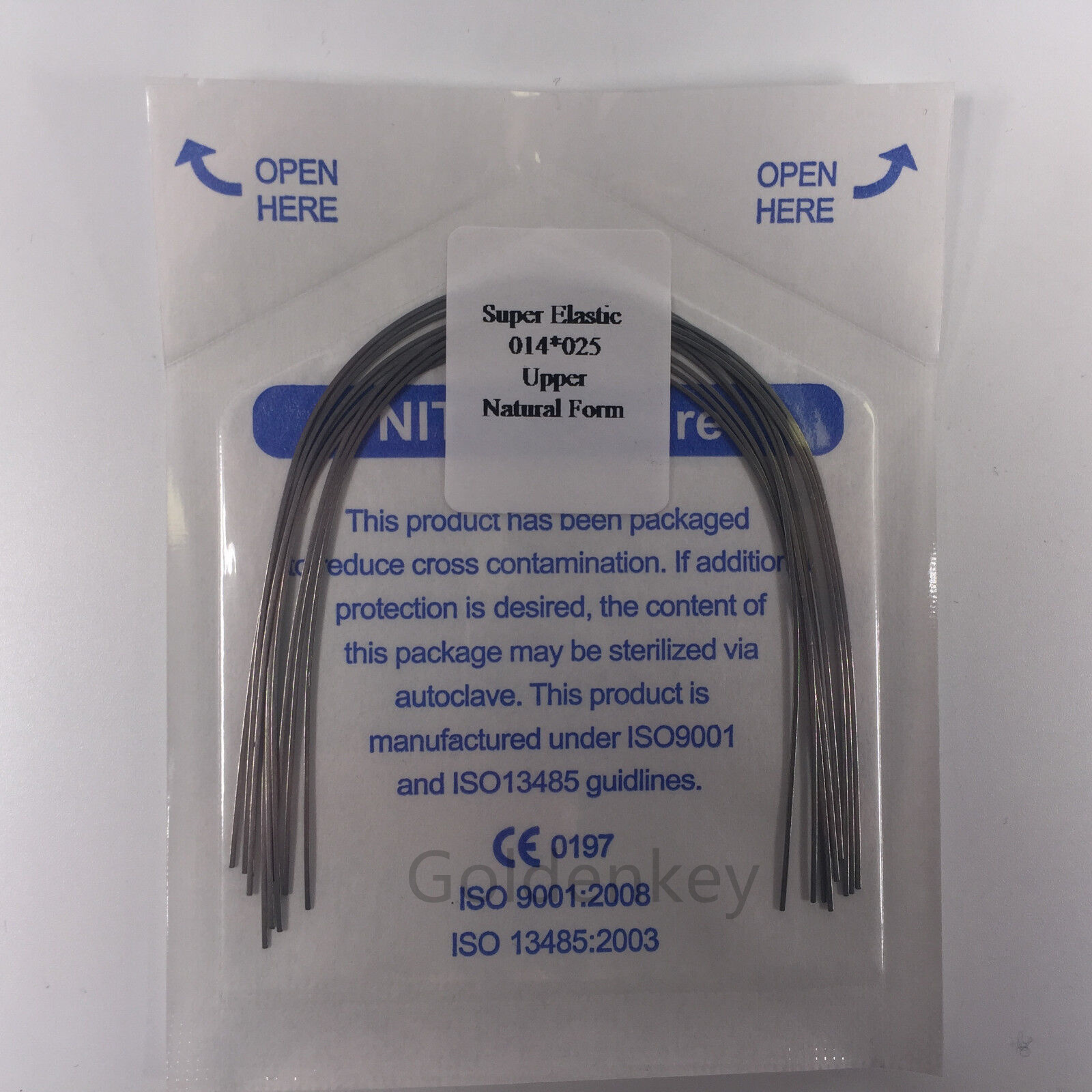 5Pack Dental Orthodontic Super Elastic Wire Niti Rectangular Arch Wires Natural