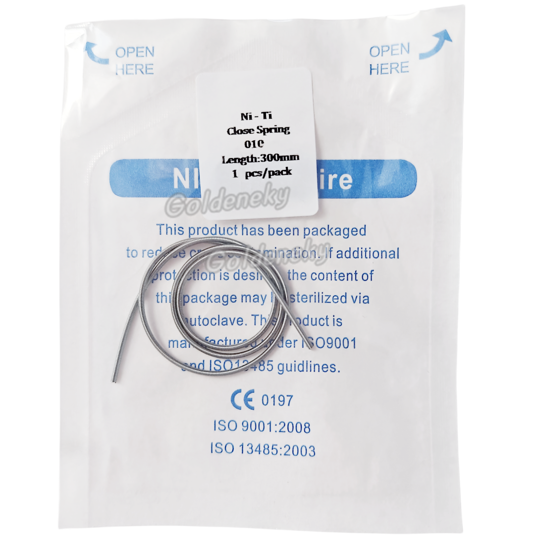 Orthodontic Dental Niti Close Coil Spring 0.010/0.012*300mm Fits Any Archwire