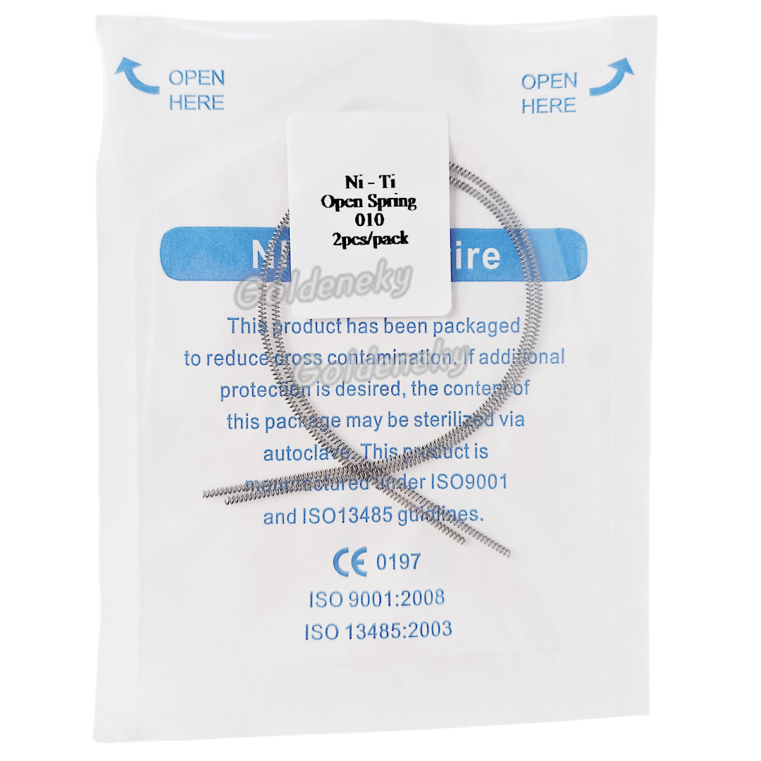 Dental Orthodontic NiTi Open Coil Spring Optional Size Fits Any Archwire 2x/Pack
