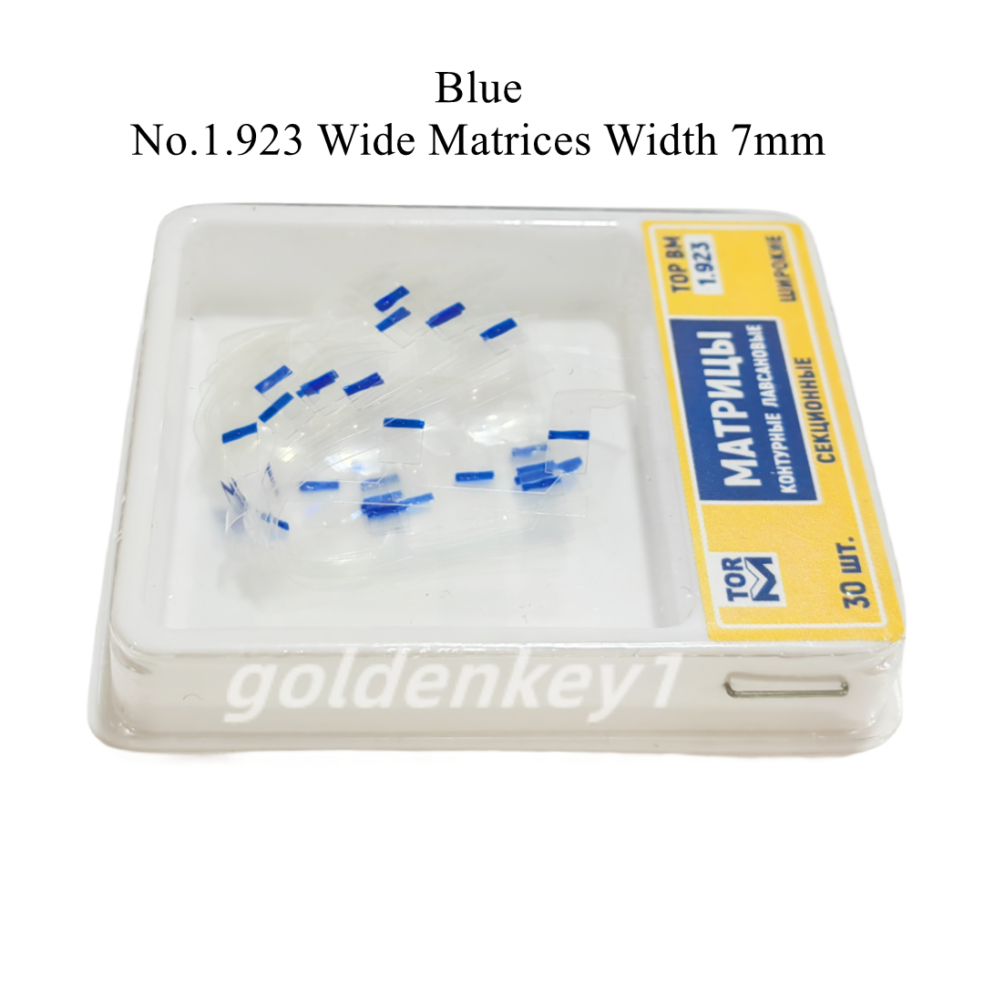 Zahnärztliche klare Matrix transparent TOR VM Matrizen Polyester Streifen Breite 5 mm 7 mm - Bild 11 von 13