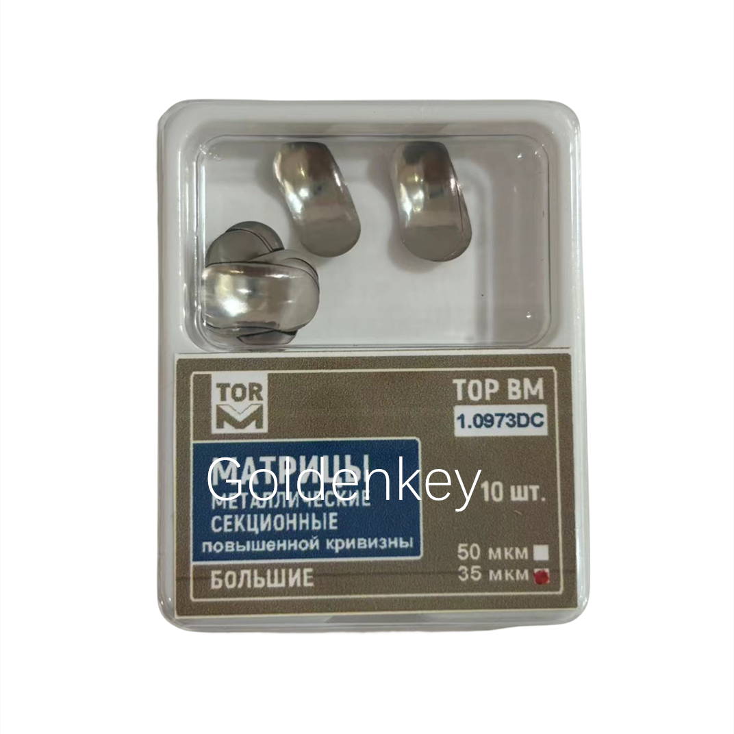 10Pcs Dental Matrix Refill Single Size Large Medium Small Double Curve 0.035μm - Picture 10 of 10