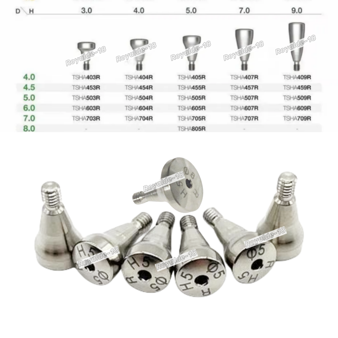 Dental Healing Abutment Caps Analog Lab Mini Regular Platform Fits oss - Picture 12 of 14
