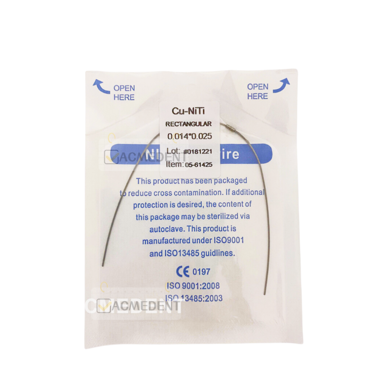 Dental Orthodontic Copper Cu-Niti Wires Arch Wire Rectangular Damon Type