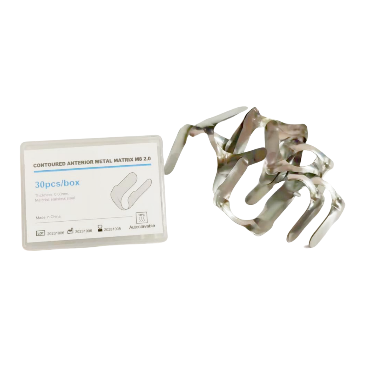 Dental Anterior Twin Matrices Cervical Matrix Blue Strip Fits TOR VM Minideep - Picture 12 of 13