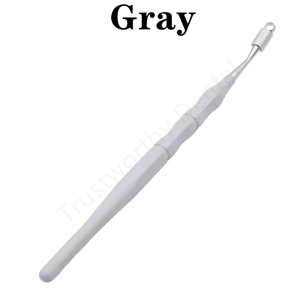 Dental Endodontic Teeth Endo File Hand Use Holder K-Files Handle Blue/Gray color