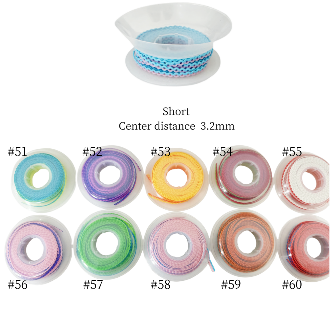 Double Color Dental Orthodontic Elastic Ligature Tie Rubber Bands Power Chains - Picture 8 of 11