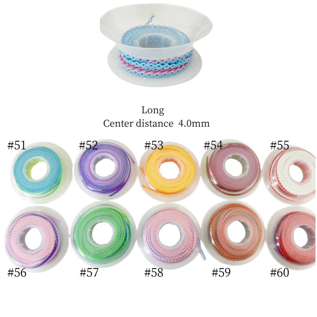 Double Color Dental Orthodontic Elastic Ligature Tie Rubber Bands Power Chains - Picture 10 of 11