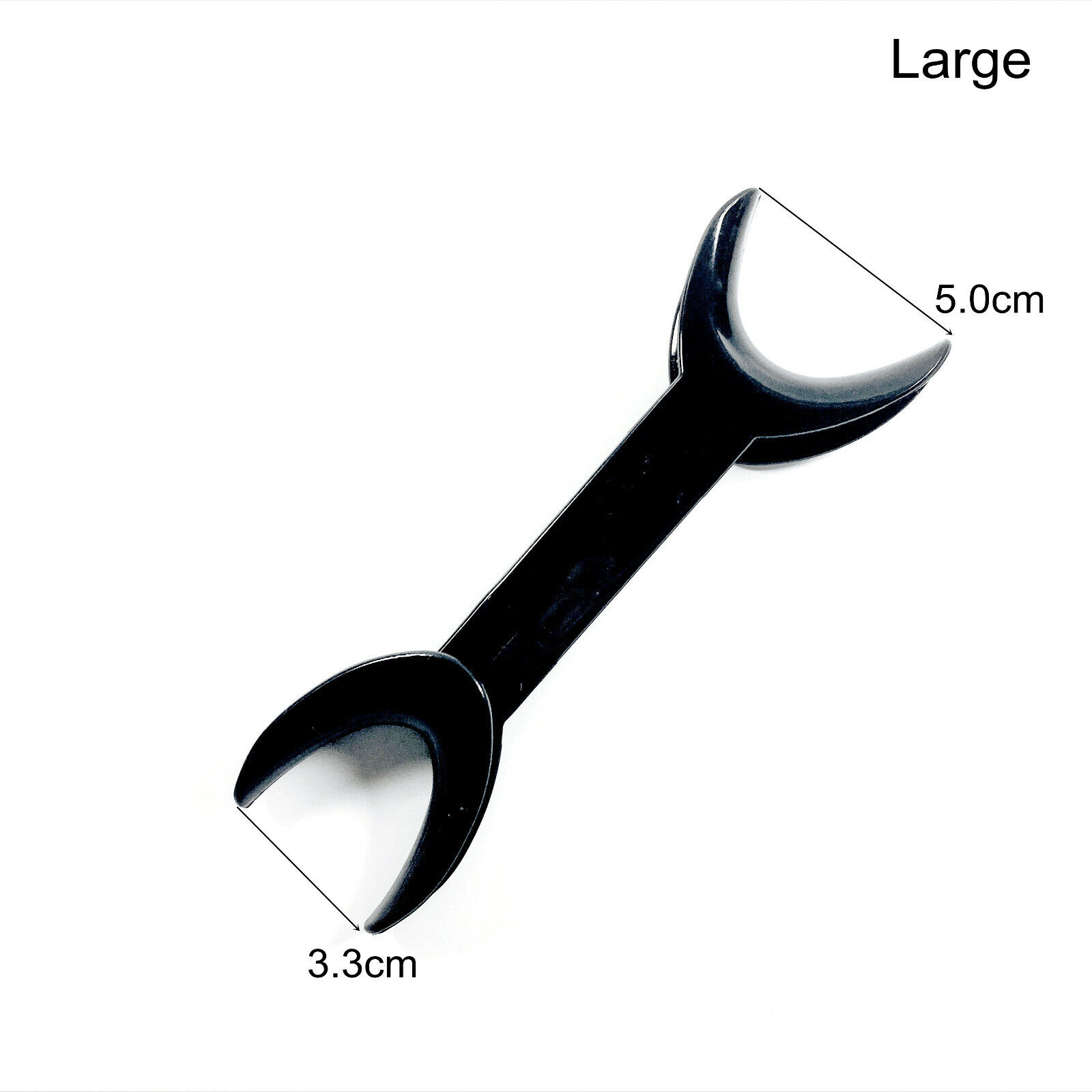Dental Orthodontic Teeth Whitening Lip Cheek Retractor Mouth Opener Black/Clear