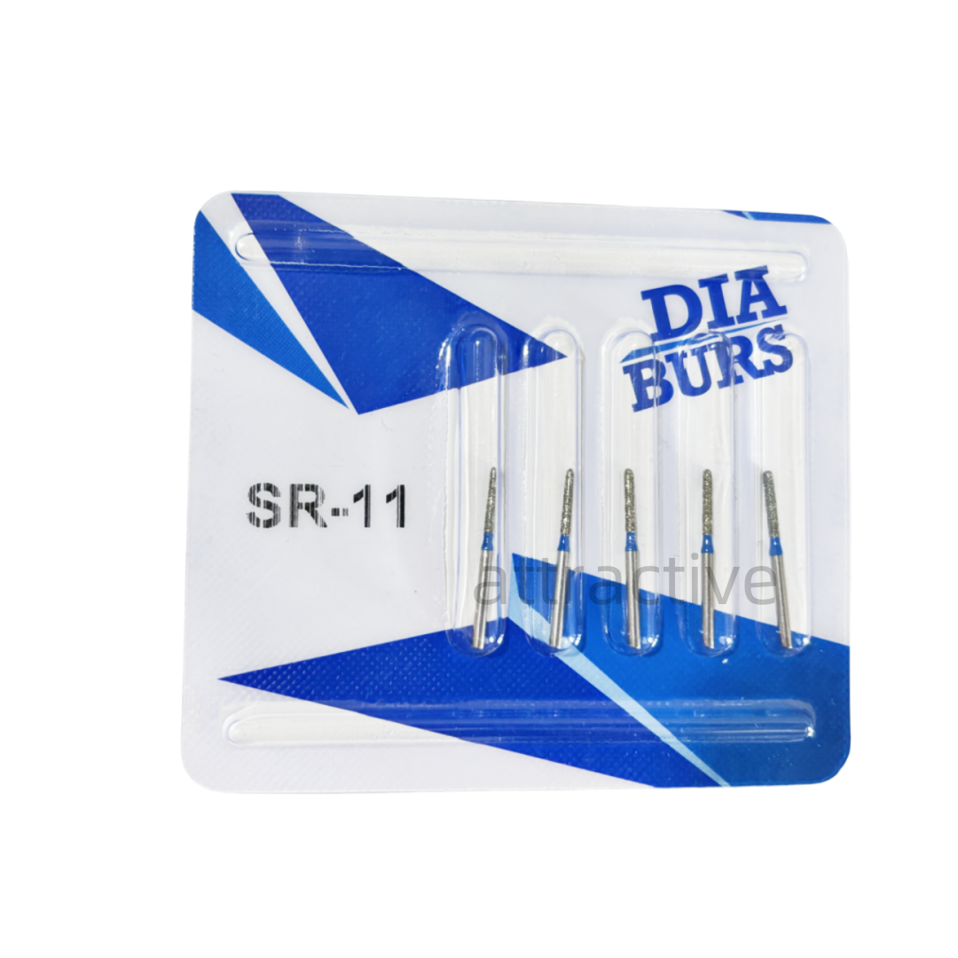 Dental Diamond Polish Burs Interproximal Enamle Prduction IPR Polish 5Pcs/Card