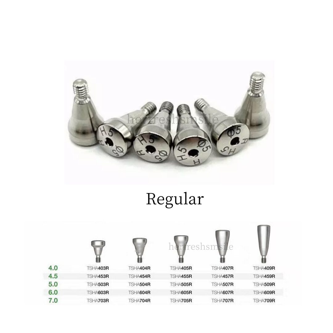 Dental Caps Healing Abutment Cap Mini Regular Platform Fits Osstem Hiossen