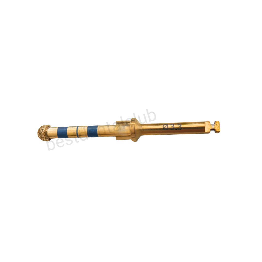 Dental Diamond Golden Coat Lateral Approach Lift Drills Reamer Bur