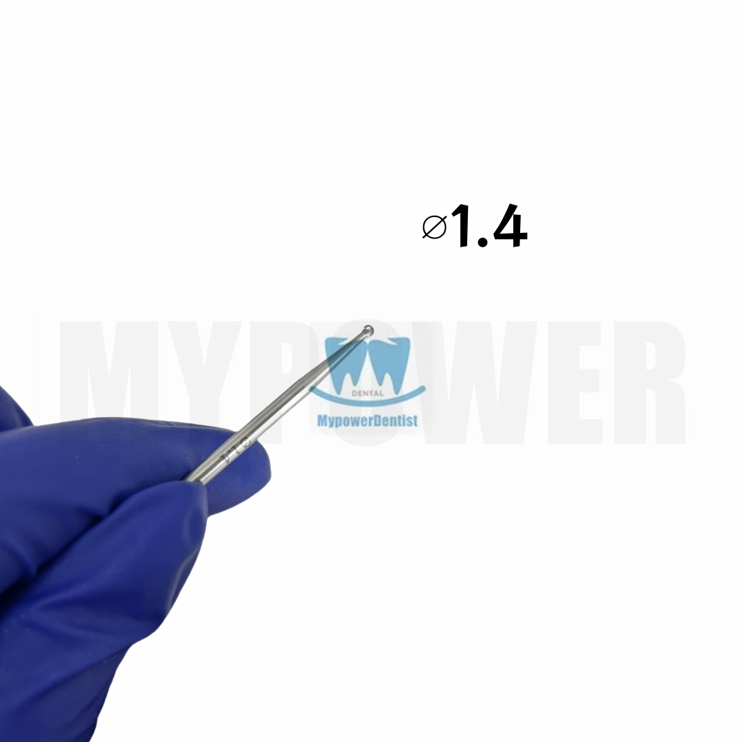 5 Größen Dental Runde Kugelbohrer Diamant Knochen Trimmer Grat Formen Bohrer Fräser - Bild 18 von 22