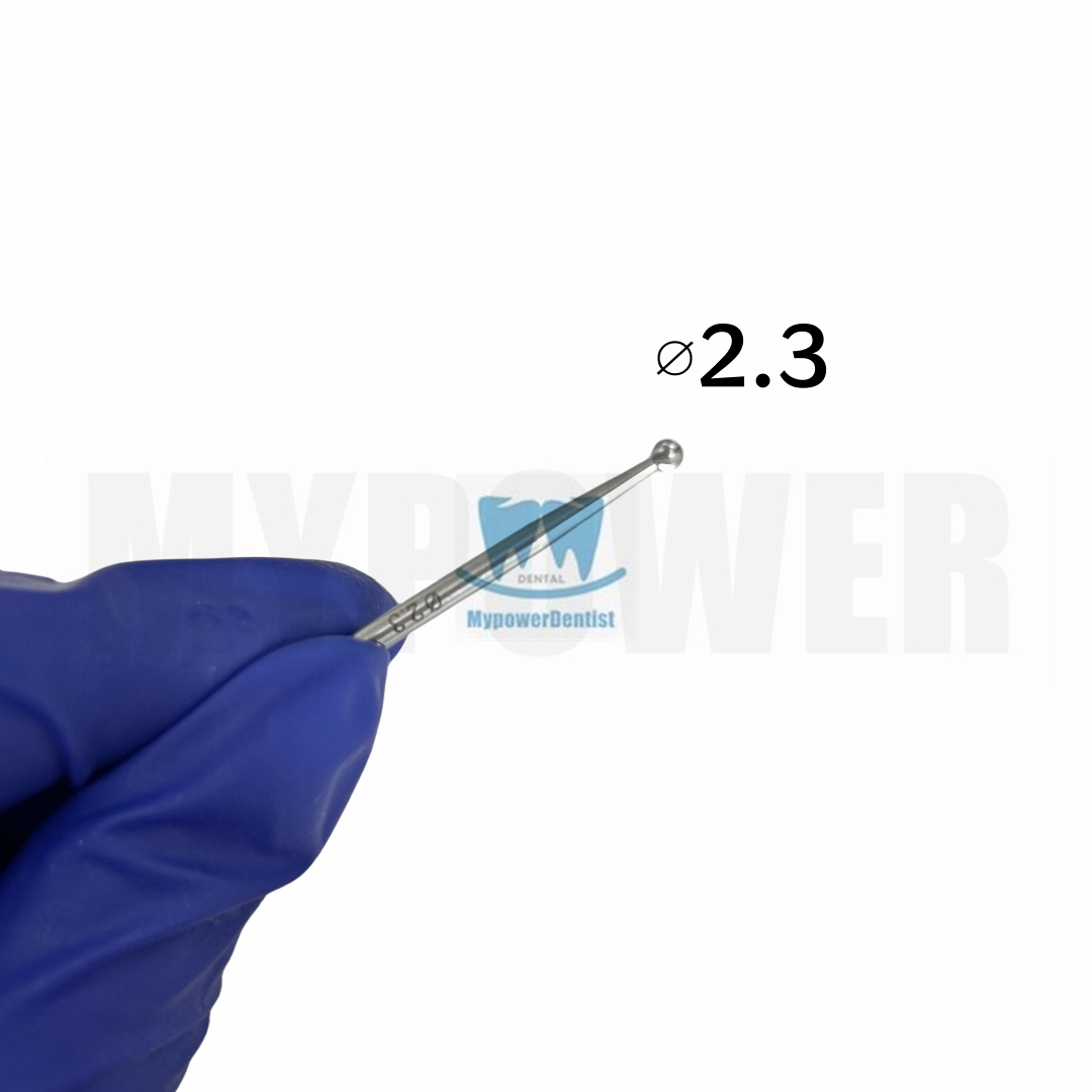 5 Größen Dental Runde Kugelbohrer Diamant Knochen Trimmer Grat Formen Bohrer Fräser - Bild 19 von 22