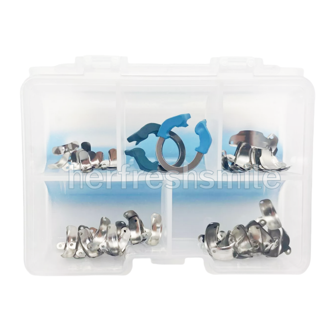Dental Matrix Bands Narrow Standard Ring Titanium Matrice Clamp Plus C2 kit - Picture 12 of 18