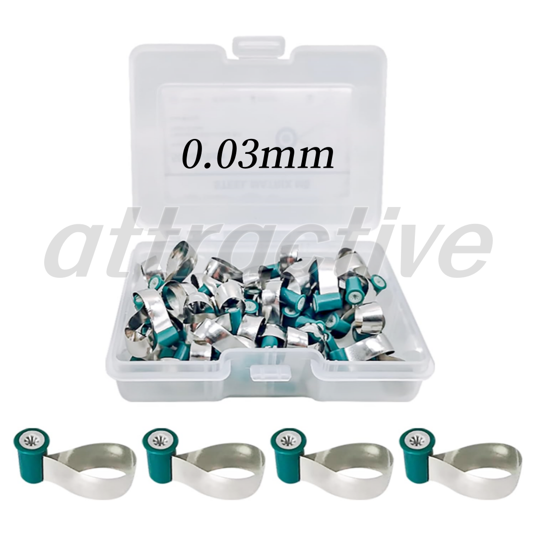 M6 Dental Reel Type Matrix Bands Contoured Matrices Anatomically Shaped Soft