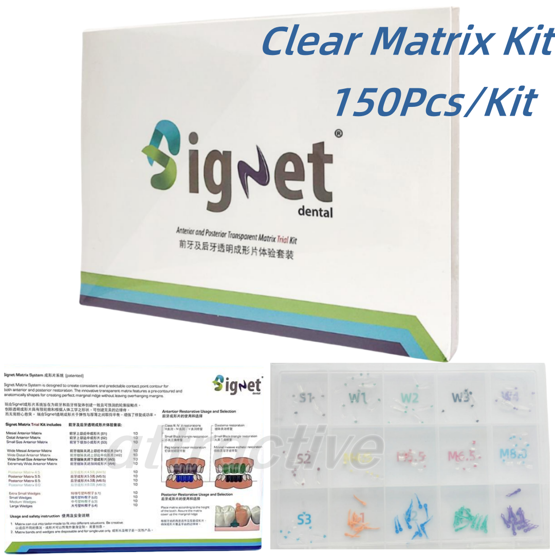 Dental Clear Matrix Anterior Posterior Restorative BT Bow Matrices Fit BioClear