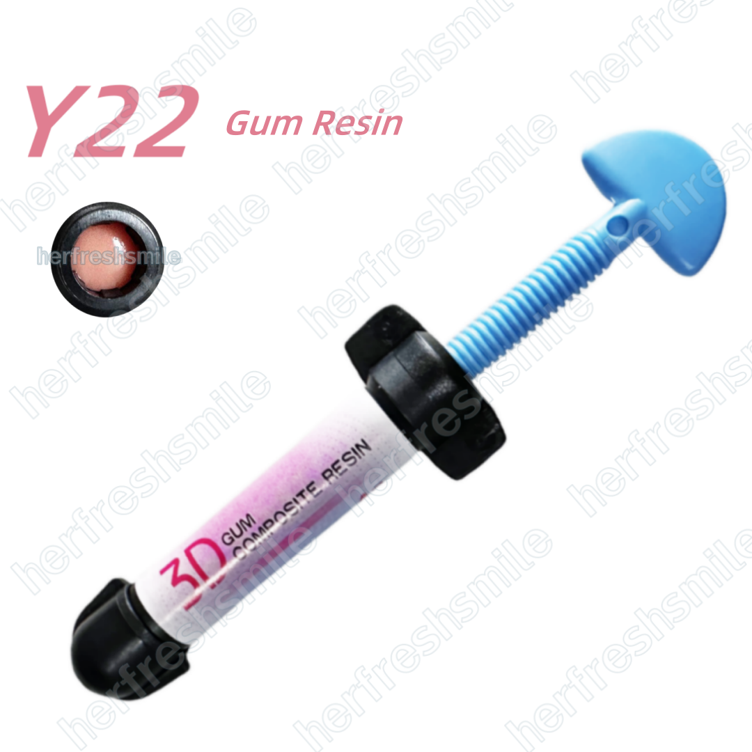 Hermoso compuesto de encías dental de resina de encía altamente 3D cura ligera estética 4 g - Imagen 15 de 19