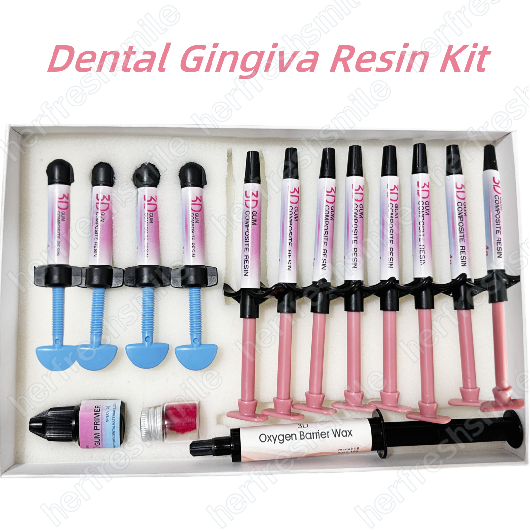 Gingiva Resin Dental Beautiful Gum Composite Highly 3D Aesthetic Adhesive Kit - Picture 25 of 32