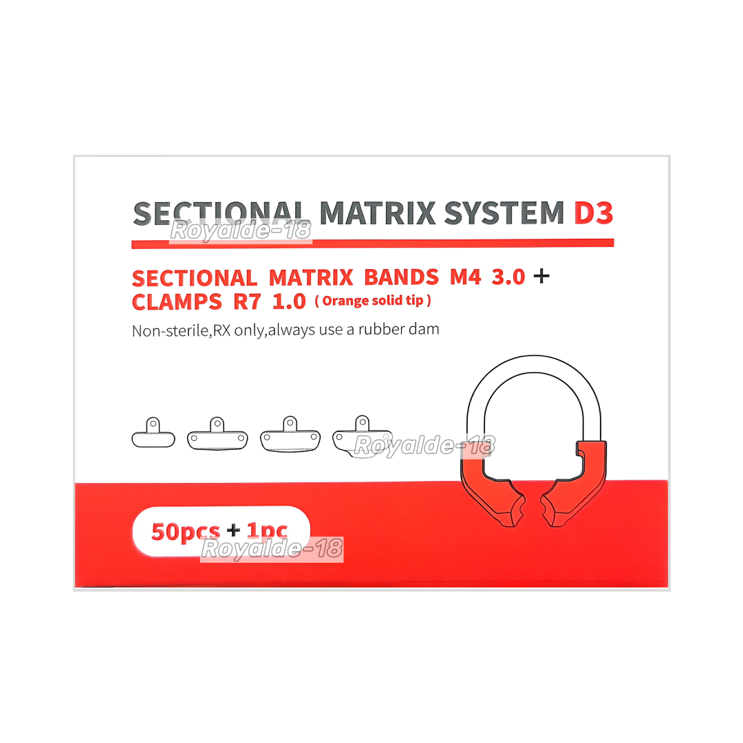 Dental Matrix Band Ring Sectional Matrice Clamp C2 D2/3 Fit Garrison Palodent V3