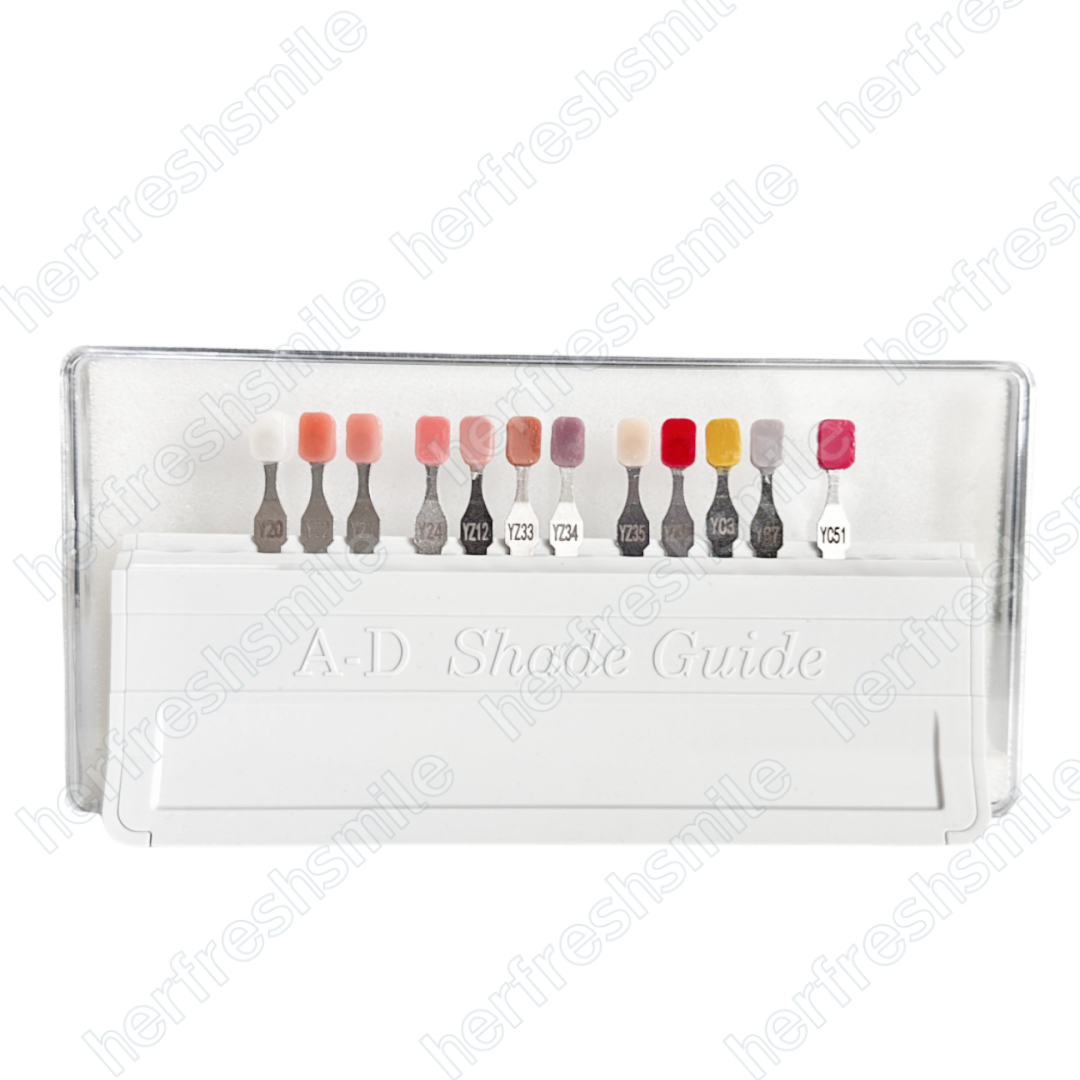 Gingiva Pink Resin Dental Beauty Gum Composite Highly 3D Aesthetic Color Guide
