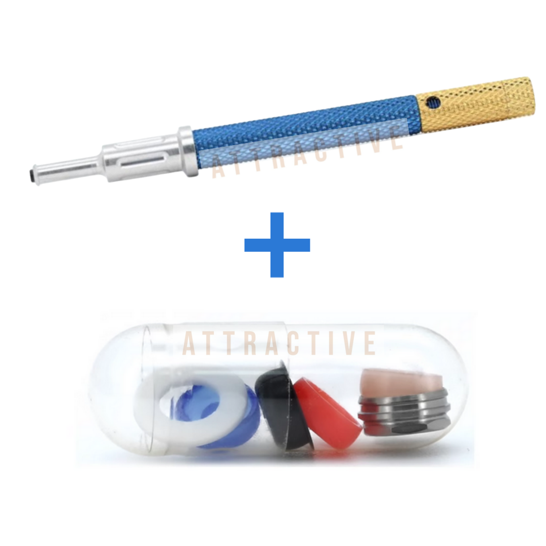 Dental Locator Universal Implant Retention Cap Insertion Extraction Tool Core