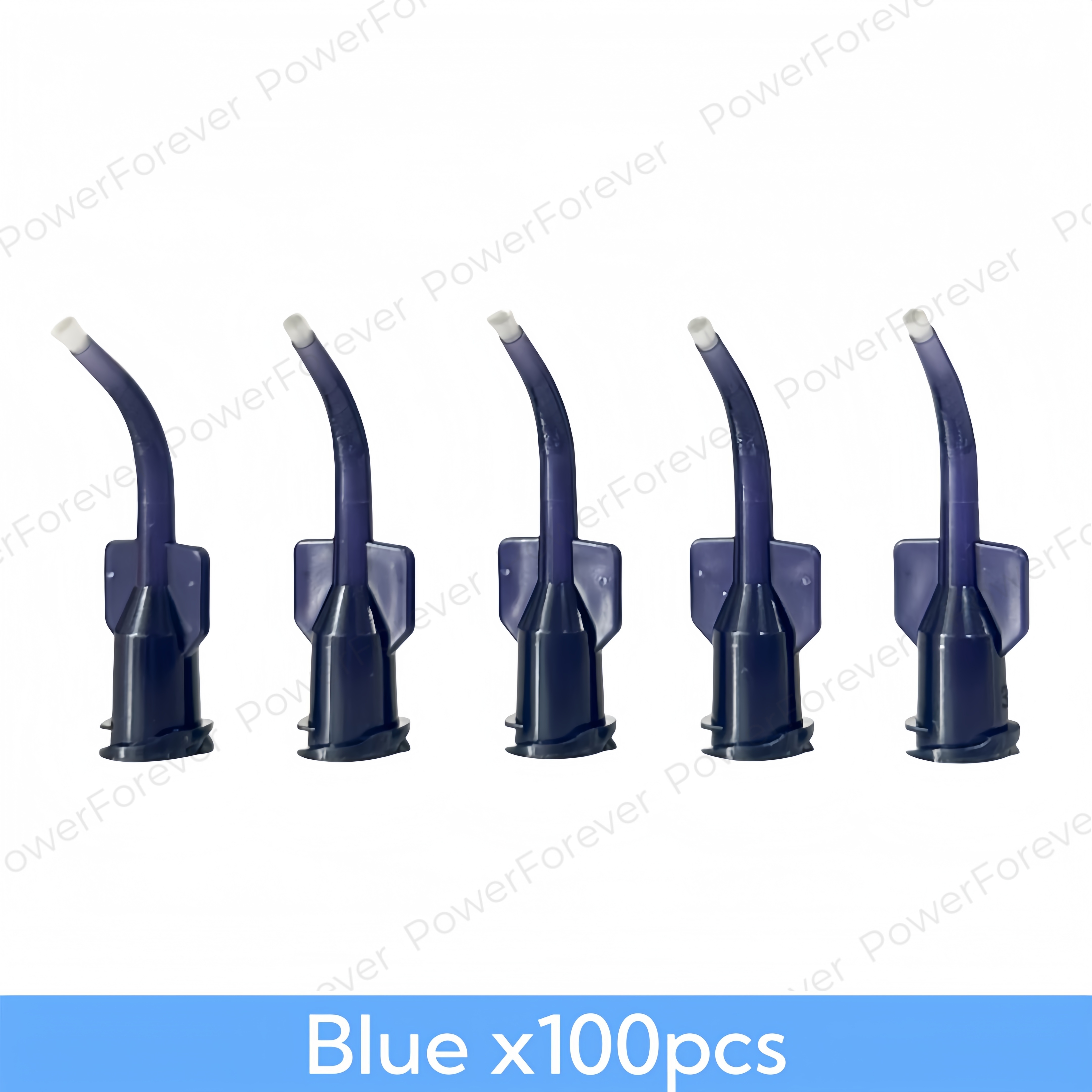 Dental Screw Brush Tip Inspiral Adjustable Fiber Syringe Delivery Helical Tips