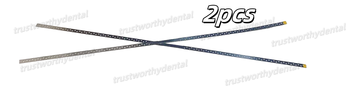 New 2.5mm Dental Single Side Diamond Finishing Strips Metal Polishing Sands