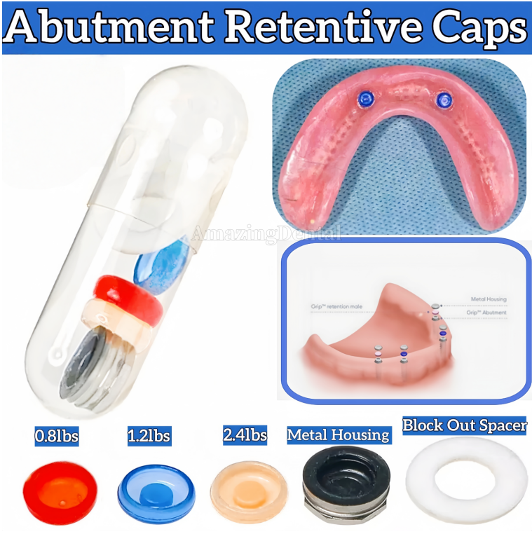 US Implant Universal Dental Retention Caps Insertion Extraction Remove Core Tool