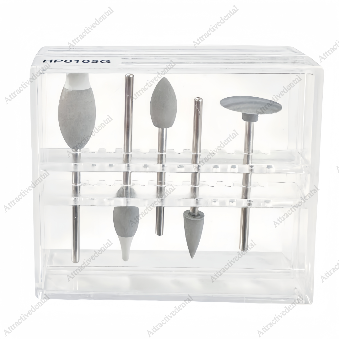Dental Zirconia Contouring Kit Pre-sintered Zirconia Shaping Burs Polisher Tool