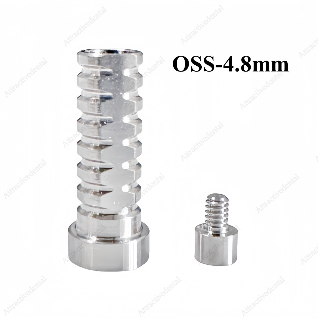 20Pcs Titanium Temporary Cylinder MU Sleeve Multi Unit Abutment Fit OSS/ITI/NOB