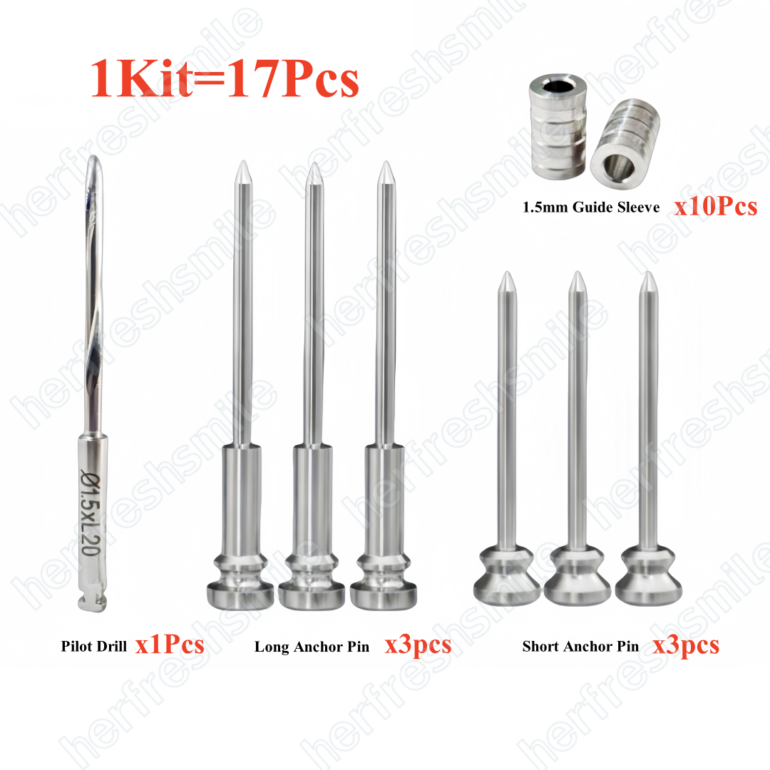 Dental Digital Guide Anchor Pins DSG Implant Anchorage Fixation Pins Sleeves USA