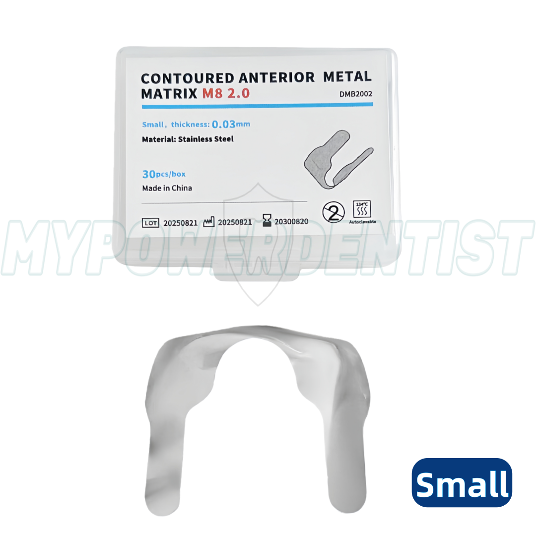 Dental Contoured Anterior Metal Matrix Bands Restoration Sectional Matrices M/S