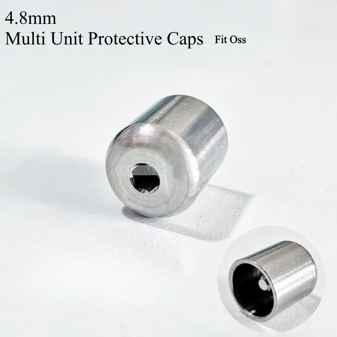 Dental 3D Bone Incremental Titanium Membrane Mesh ⌀4.8 Multi Unit Protective Cap