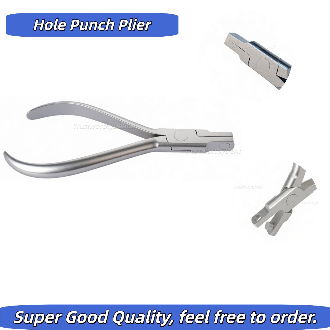 Orthodontic Thermal Forming Punch Hole Clear Braces Aligner Retainer Ortho Plier