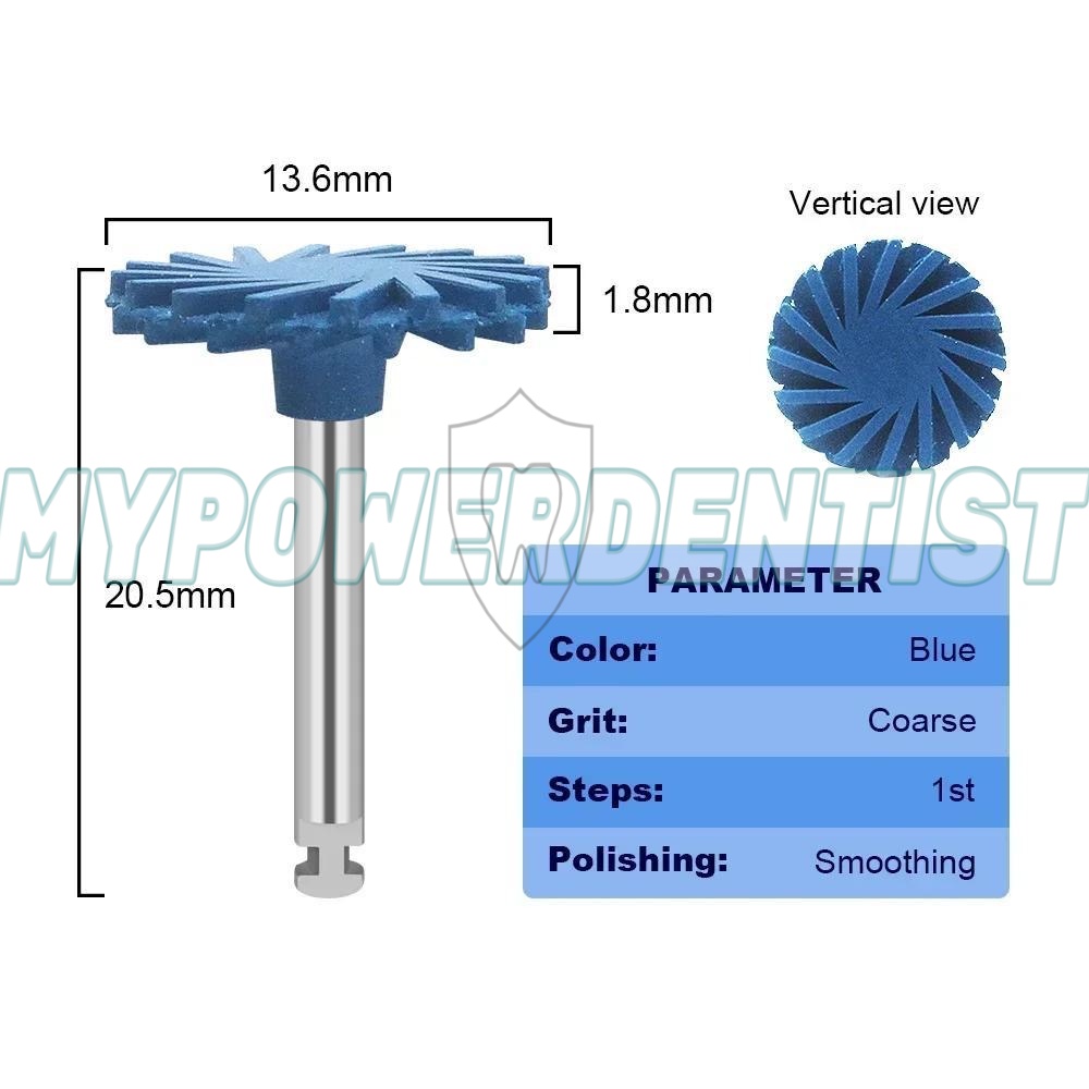 Dental Polishing Wheel Diamond Ceramic Twist RA Radial Disc EVE Dental Tool