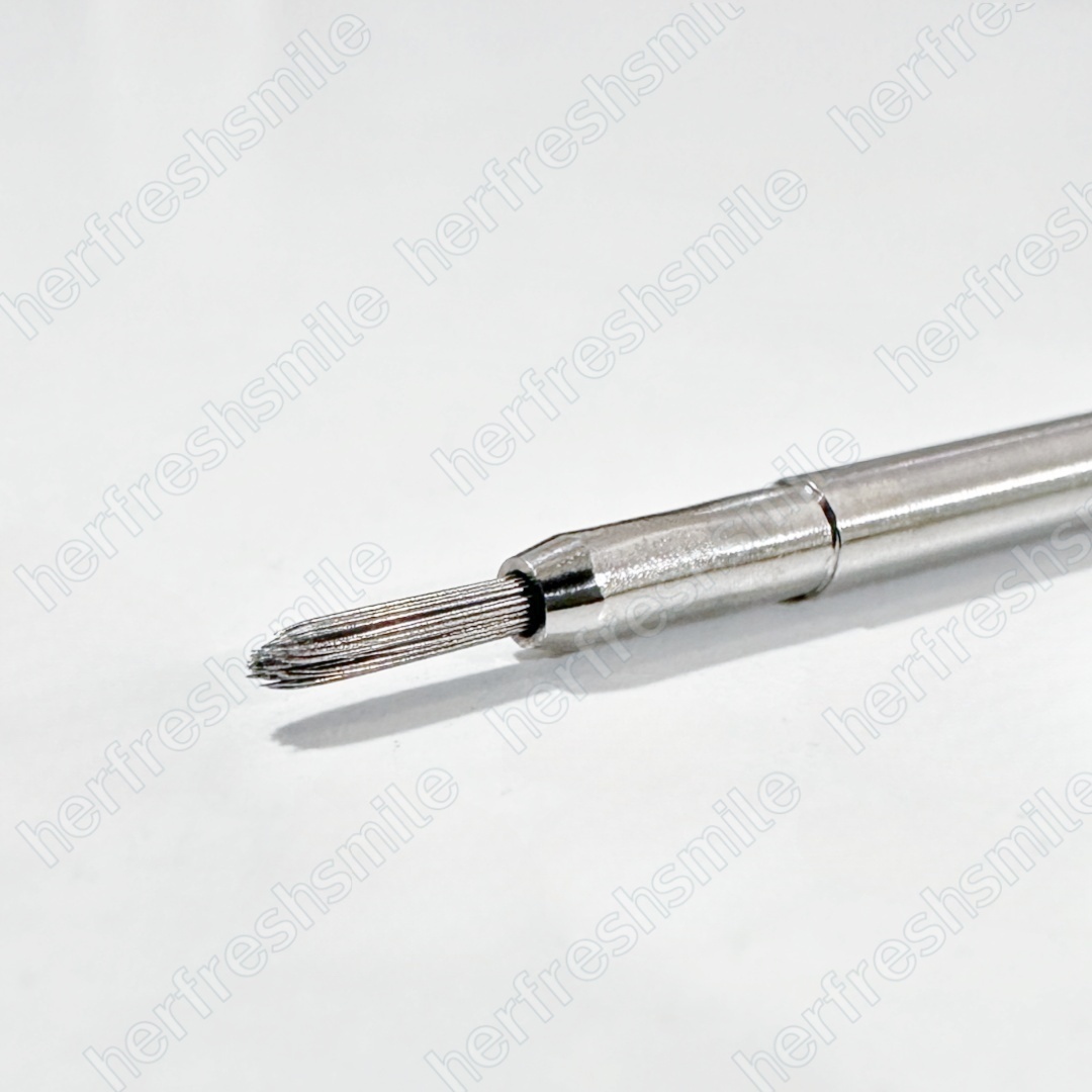 Dental Fixture Surface Threads Cleaning Brush Titanium Brushes Debridement Tool